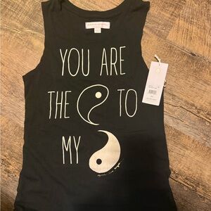 Spiritual Gangster Black Yin Yang Tank Top
